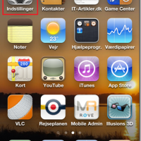 SMTP opsætning på iPhone