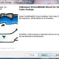 Codec til Windows Vista x64 bit