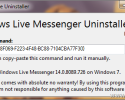 Fjern Windows Live Messenger totalt